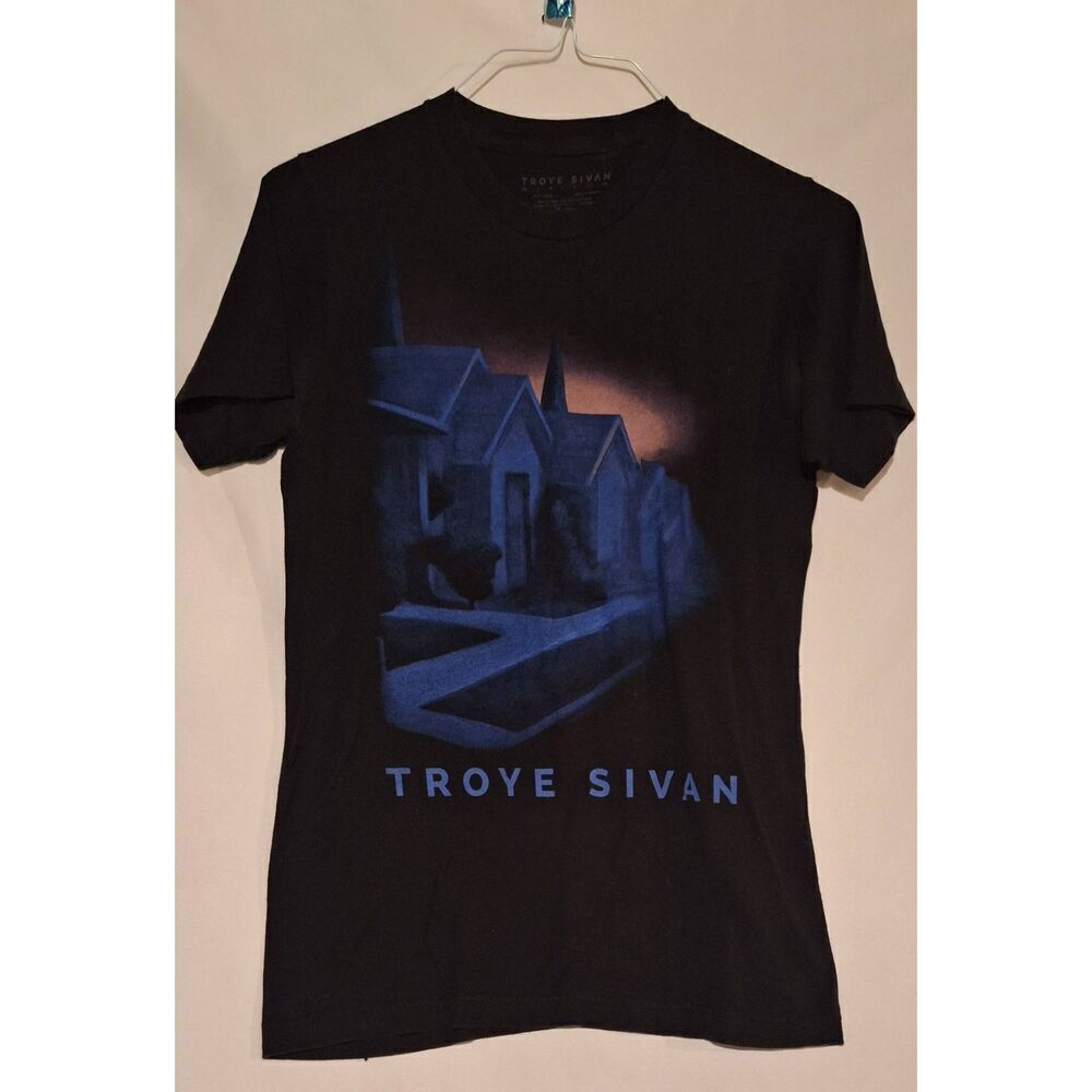 Troye Sivan Adult Small Black‎ Concert Tour Shirt POP Music Blue Neighborhood